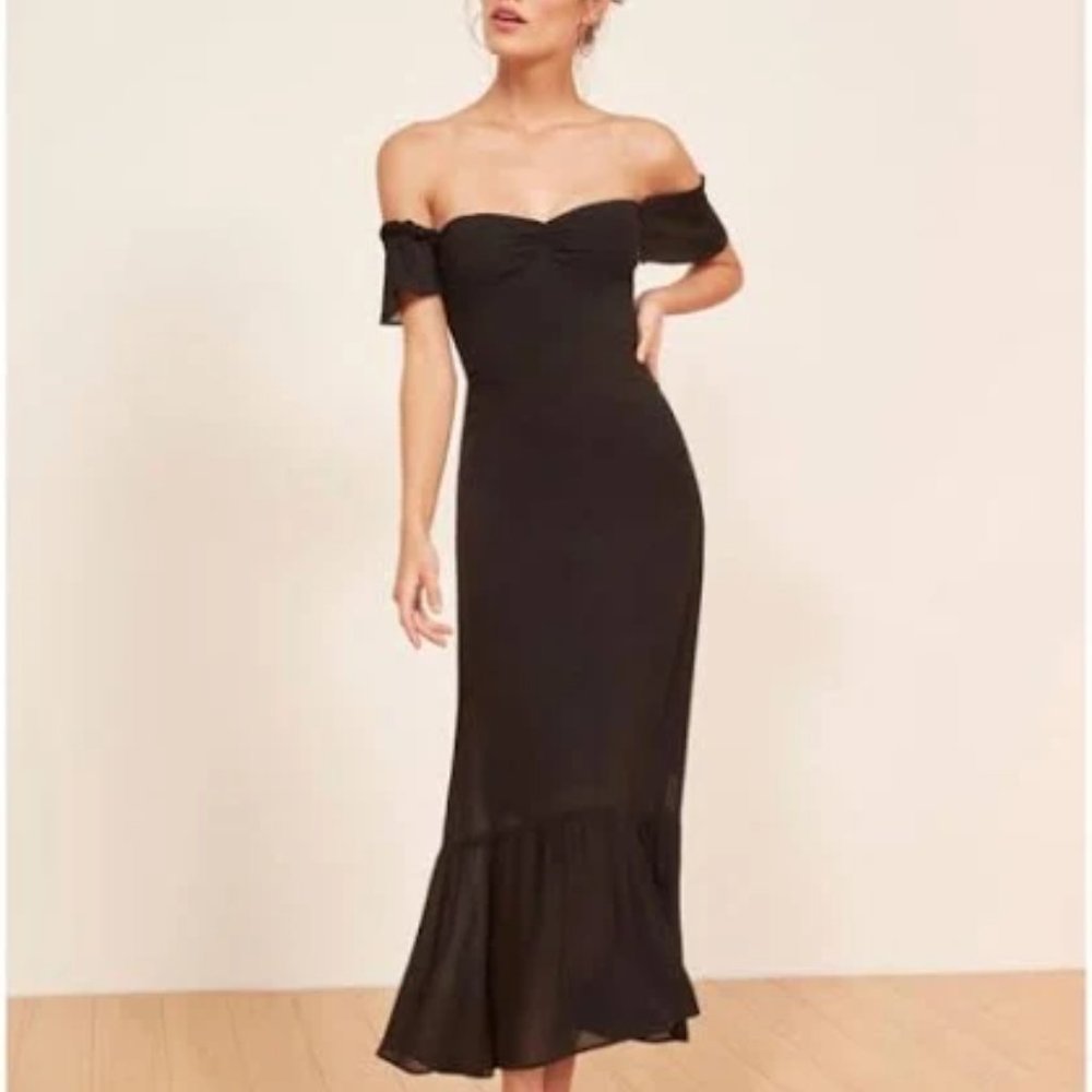Reformation Butterfly Dress | Black 🔥 Special Sale 🔥 - Picture 7 of 14